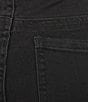 Reba Stretch Denim Straight Leg Jeans, Color:Black - Image 4