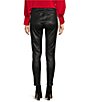 Color:Black - Image 2 - Tanya Coated Denim Skinny Jeans