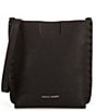 REBECCA MINKOFF Darren Black Shellac North South Crossbody Bag, Color:Black - Image 2