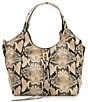REBECCA MINKOFF Darren Carrysome Snake Embossed Shoulder Bag - Image 1