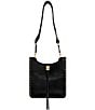 REBECCA MINKOFF Darren Medium Feed Gold Hardware Crossbody Bag, Color:Black - Image 1