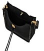 REBECCA MINKOFF Darren Medium Feed Gold Hardware Crossbody Bag, Color:Black - Image 3