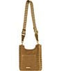 REBECCA MINKOFF Darren Mini Feed Xbd Suede Crossbody Bag, Color:Honey - Image 2