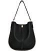 REBECCA MINKOFF Darren Studded Slim Hobo Shoulder Bag, Color:Black - Image 1