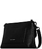 REBECCA MINKOFF Darren Top Zip Leather Crossbody Bag, Color:Black - Image 5