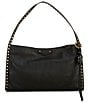 REBECCA MINKOFF Dylan Rectangle Leather Studded Shoulder Bag - Image 1