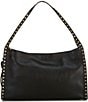 REBECCA MINKOFF Dylan Rectangle Leather Studded Shoulder Bag - Image 2