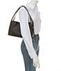 REBECCA MINKOFF Dylan Rectangle Leather Studded Shoulder Bag - Image 4