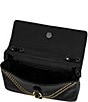 REBECCA MINKOFF Edie Medium V Studded Crossbody Bag, Color:Black - Image 3