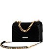 REBECCA MINKOFF Edie Mini Chain Crossbody Bag, Color:Black - Image 2