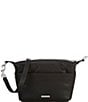 Color:Black - Image 2 - Julian Small Leather Crossbody Bag