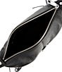 Color:Black - Image 3 - Julian Small Leather Crossbody Bag