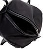Color:Black - Image 3 - Jumbo Julian Zipped Nylon Backpack