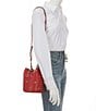 REBECCA MINKOFF Megan Small Drawstring Star Bucket Bag - Image 4