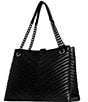 Color:Black - Image 2 - Solid Black Edie Tote Bag