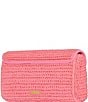 REBECCA MINKOFF Straw Envelope Clutch, Color:Rose - Image 2