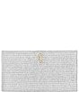 REBECCA MINKOFF Straw Metallic Soft Wallet On Chain Crossbody Bag, Color:Silver - Image 1