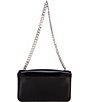 Color:Black - Image 2 - The #double;G#double; Small Chain Leather Shoulder Bag