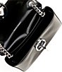 Color:Black - Image 3 - The #double;G#double; Small Chain Leather Shoulder Bag