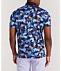 Color:Tuxedo - Image 2 - Dawson Camo Print Short Sleeve Polo Shirt