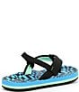 Color:Black/Blue - Image 2 - Boys' Ahi Swell Checkers Flip-Flops (Infant)