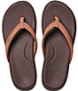 Color:Espresso - Image 4 - Cushion Cloud Flip Flops