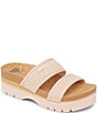 Reef Women´s Cushion Vista Higher Platform Textile Slide Sandals,Specials : American Fashion Style Bags On Sale