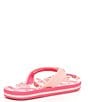 Color:Pink Rainbows and Clouds - Image 2 - Girls' Ahi Rainbows and Clouds Flip-Flops (Youth)