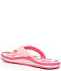 Color:Pink Rainbows and Clouds - Image 3 - Girls' Ahi Rainbows and Clouds Flip-Flops (Youth)