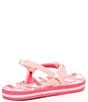 Color:Pink Rainbows and Clouds - Image 2 - Girls' Little Ahi Rainbows and Clouds Flip-Flops (Infant)