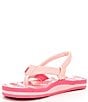 Color:Pink Rainbows and Clouds - Image 4 - Girls' Ahi Rainbows and Clouds Flip-Flops (Infant)