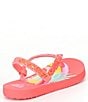 Color:Pink Multi Pineapples and Rainbows - Image 2 - Girls' Stargazer Print Flip-Flops (Infant)