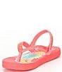 Color:Pink Multi Pineapples and Rainbows - Image 4 - Girls' Little Stargazer Print Flip-Flops (Toddler)