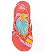 Color:Pink Multi Pineapples and Rainbows - Image 5 - Girls' Little Stargazer Print Flip-Flops (Toddler)