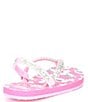 Color:Pink Unicorn Float - Image 2 - Girls' Stargazer Unicorn Print Flip-Flops (Infant)