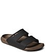 Color:Fossil/Black - Image 1 - REEF Men's Oasis Double Up Slide Sandals