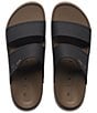 Color:Fossil/Black - Image 3 - REEF Men's Oasis Double Up Slide Sandals