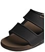 Color:Fossil/Black - Image 4 - REEF Men's Oasis Double Up Slide Sandals