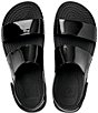 Color:Black Shine - Image 3 - Water Vista Shine Banded Sandals