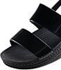 Color:Black Shine - Image 5 - Water Vista Shine Banded Sandals