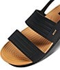 Color:Black/Tan - Image 4 - Water Vista Water-Friendly Banded Sandals