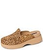 Reef Women's Vista Skye Leopard Print Suede Platform Clogs - Image 2