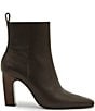 Reiss Blakely Ankle Leather Block Heel Booties - Image 1