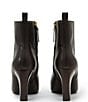 Reiss Blakely Ankle Leather Block Heel Booties - Image 2