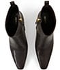 Reiss Blakely Ankle Leather Block Heel Booties - Image 3
