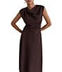 Reiss Camilla Ruched Draped Midi Dress - Image 3