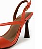 Reiss Cindy Leather Cross Strap High Heel Dress Sandals - Image 4