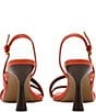 Reiss Cindy Leather Cross Strap High Heel Dress Sandals - Image 2