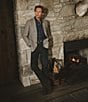 Reiss Tuscan Classic Fit Wool Blend Houndstooth Blazer - Image 6