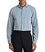 Reiss Draper Chambray Long Sleeve Woven Shirt - Image 1